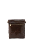 Borsa a tracolla uomo in vera pelle Made in Italy 5555-Tmoro I Fratelli