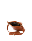 Borsa a tracolla uomo in vera pelle Made in Italy 5556-Cognac I Fratelli