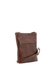 Borsa a tracolla uomo in vera pelle Made in Italy 5556-Marrone I Fratelli