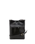 Borsa a tracolla uomo in vera pelle Made in Italy 5556-Nero I Fratelli