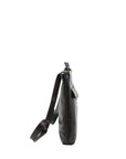 Borsa a tracolla uomo in vera pelle Made in Italy 5556-Nero I Fratelli