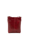 Borsa a tracolla uomo in vera pelle Made in Italy 5556-Rosso I Fratelli