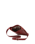 Borsa a tracolla uomo in vera pelle Made in Italy 5556-Rosso I Fratelli