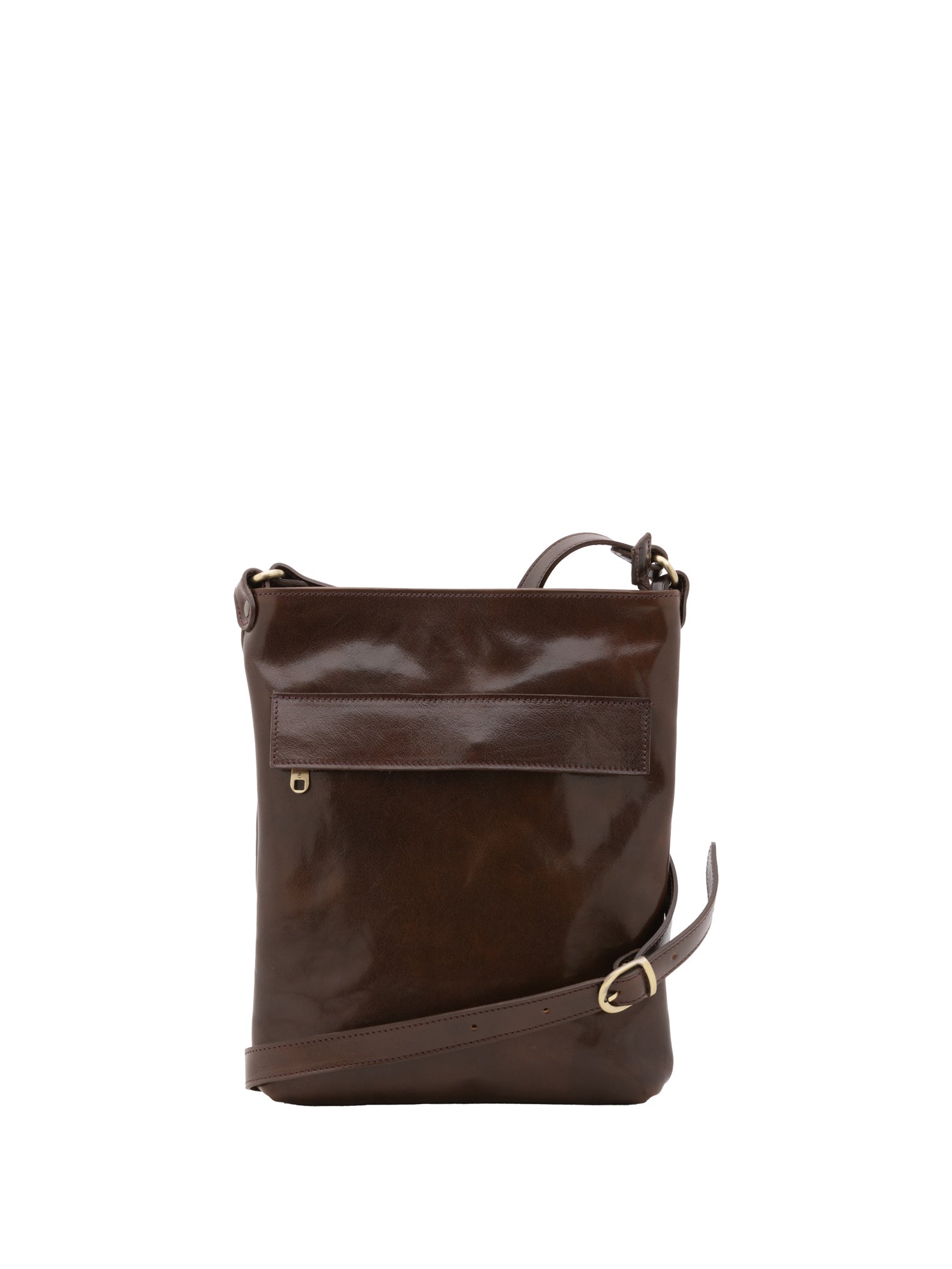 Borsa a tracolla uomo in vera pelle Made in Italy 5556-Tmoro I Fratelli