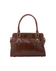 Borsa a mano da donna 100% pelle 5557-Marrone I Fratelli