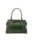 Borsa a mano da donna 100% pelle 5557-Verde I Fratelli