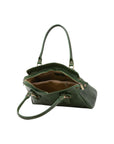 Borsa a mano da donna 100% pelle 5557-Verde I Fratelli