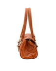 Borsa a mano da donna 100% pelle 5559-Cognac I Fratelli