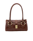 Borsa a mano da donna 100% pelle 5559-Marrone I Fratelli