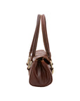 Borsa a mano da donna 100% pelle 5559-Marrone I Fratelli