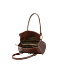 Borsa a mano da donna 100% pelle 5559-Marrone I Fratelli