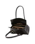 Borsa a mano da donna 100% pelle 5559-Nero I Fratelli