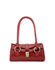 Borsa a mano da donna 100% pelle 5559-Rosso I Fratelli