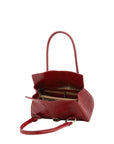 Borsa a mano da donna 100% pelle 5559-Rosso I Fratelli