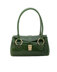 Borsa a mano da donna 100% pelle 5559-Verde I Fratelli