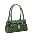 Borsa a mano da donna 100% pelle 5559-Verde I Fratelli