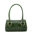 Borsa a mano da donna 100% pelle 5559-Verde I Fratelli