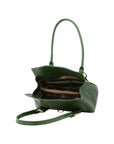 Borsa a mano da donna 100% pelle 5559-Verde I Fratelli