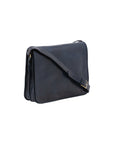 Borsa a tracolla uomo in vera pelle Made in Italy 5561-Blu I Fratelli