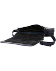 Borsa a tracolla uomo in vera pelle Made in Italy 5561-Blu I Fratelli