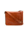 Borsa a tracolla uomo in vera pelle Made in Italy 5561-Cognac I Fratelli