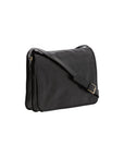 Borsa a tracolla uomo in vera pelle Made in Italy 5561-Nero I Fratelli