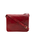 Borsa a tracolla uomo in vera pelle Made in Italy 5561-Rosso I Fratelli