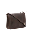Borsa a tracolla uomo in vera pelle Made in Italy 5561-Tmoro I Fratelli