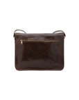 Borsa a tracolla uomo in vera pelle Made in Italy 5561-Tmoro I Fratelli