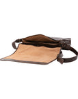 Borsa a tracolla uomo in vera pelle Made in Italy 5561-Tmoro I Fratelli