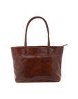 Borsa a tracolla da uomo in vera pelle 100% pelle 5562-Marrone I Fratelli