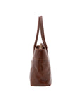 Borsa a tracolla da uomo in vera pelle 100% pelle 5562-Marrone I Fratelli
