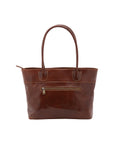 Borsa a tracolla da uomo in vera pelle 100% pelle 5562-Marrone I Fratelli