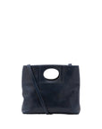 Borsa a tracolla da donna Vera pelle 5563-Blu I Fratelli
