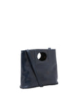 Borsa a tracolla da donna Vera pelle 5563-Blu I Fratelli