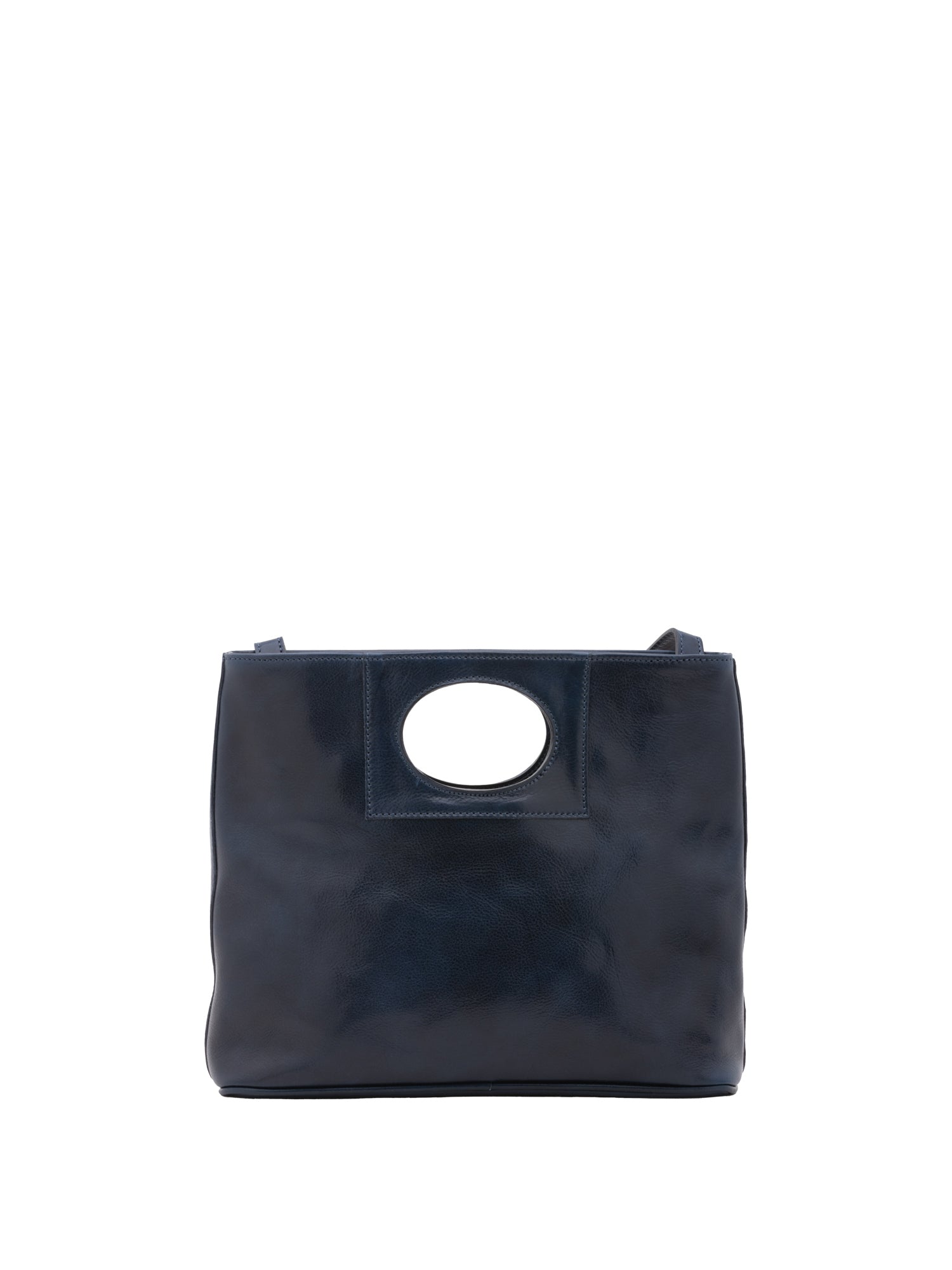 Borsa a tracolla da donna Vera pelle 5563-Blu I Fratelli