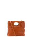 Borsa a tracolla da donna Vera pelle 5563-Cognac I Fratelli