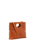 Borsa a tracolla da donna Vera pelle 5563-Cognac I Fratelli