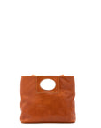 Borsa a tracolla da donna Vera pelle 5563-Cognac I Fratelli