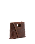 Borsa a tracolla da donna Vera pelle 5563-Marrone I Fratelli