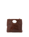 Borsa a tracolla da donna Vera pelle 5563-Marrone I Fratelli