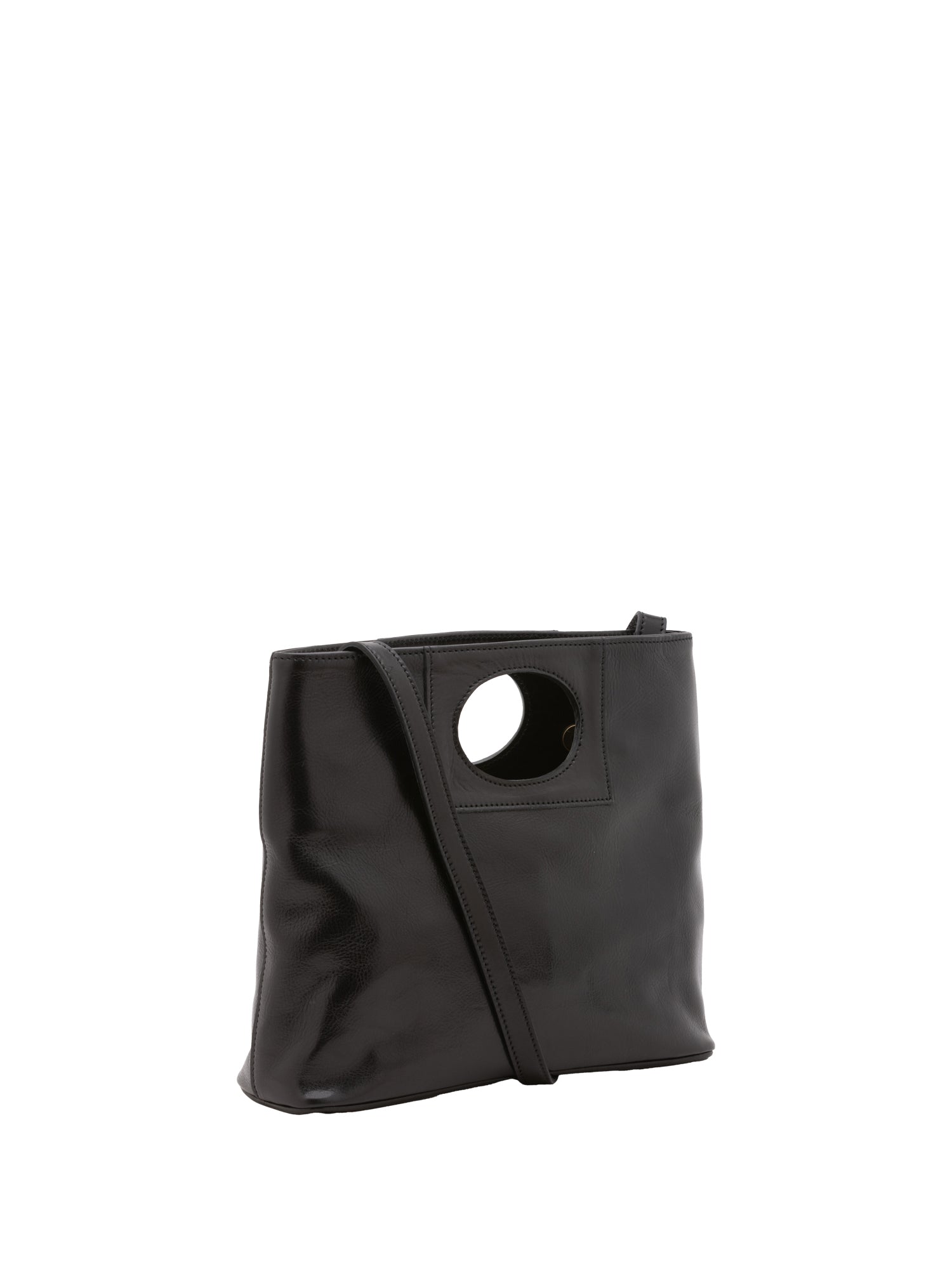 Borsa a tracolla da donna Vera pelle 5563-Nero I Fratelli