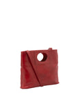 Borsa a tracolla da donna Vera pelle 5563-Rosso I Fratelli
