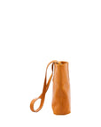 Borsa a tracolla da donna Vera pelle 5563-Senape I Fratelli