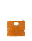 Borsa a tracolla da donna Vera pelle 5563-Senape I Fratelli