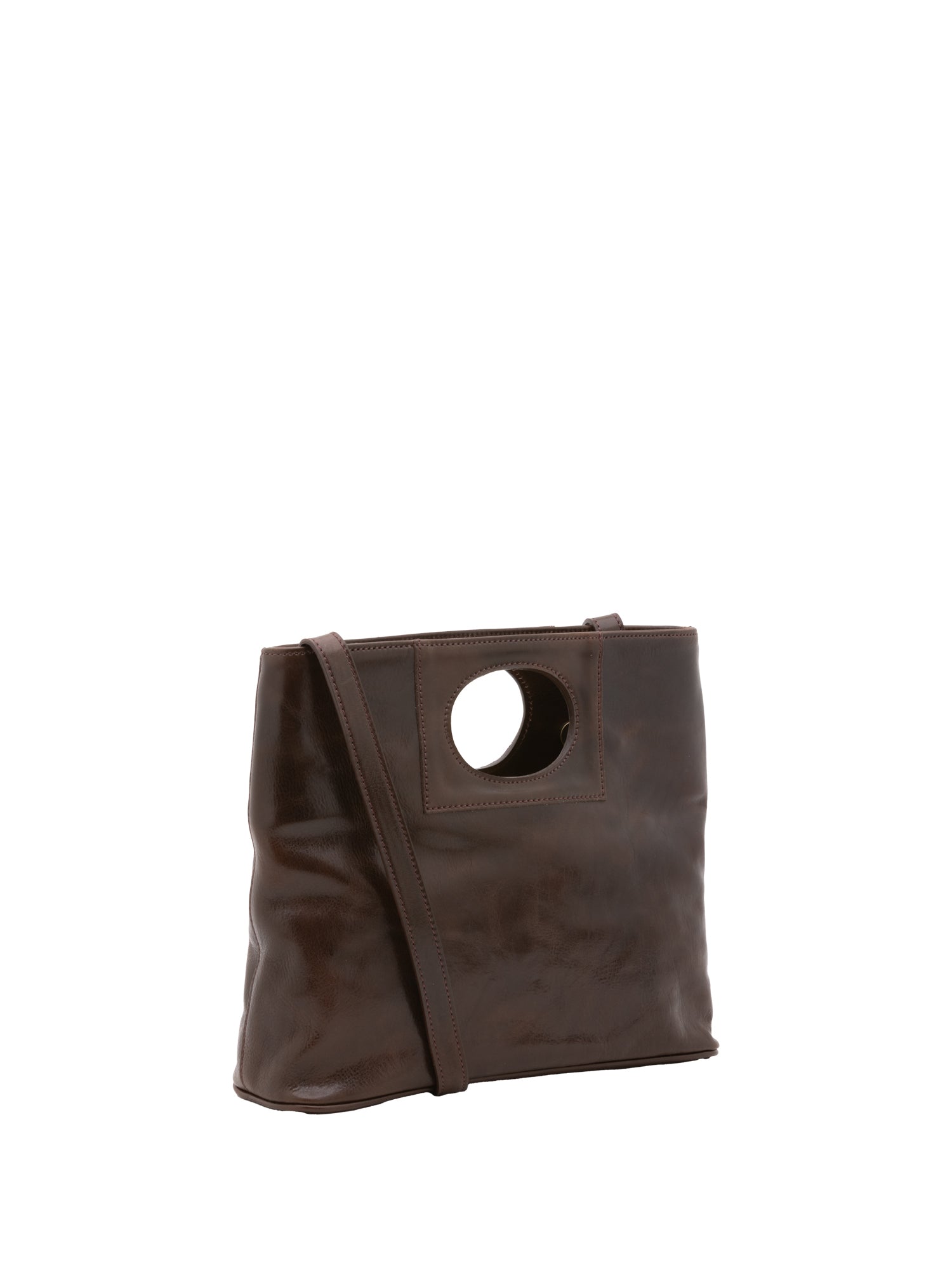 Borsa a tracolla da donna Vera pelle 5563-Tmoro I Fratelli
