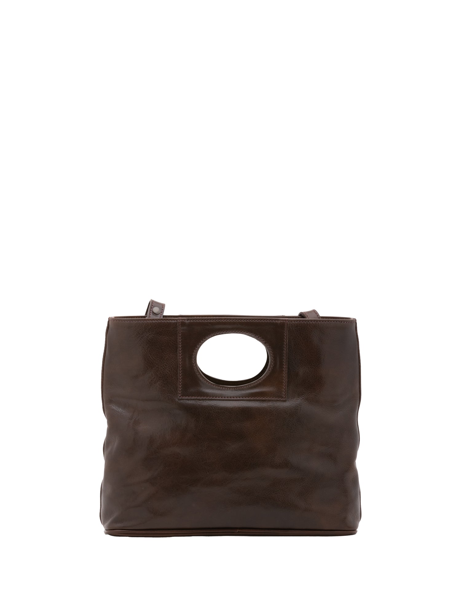 Borsa a tracolla da donna Vera pelle 5563-Tmoro I Fratelli