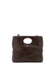 Borsa a tracolla da donna Vera pelle 5563-Tmoro I Fratelli