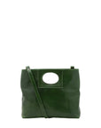 Borsa a tracolla da donna Vera pelle 5563-Verde I Fratelli