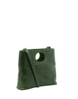 Borsa a tracolla da donna Vera pelle 5563-Verde I Fratelli